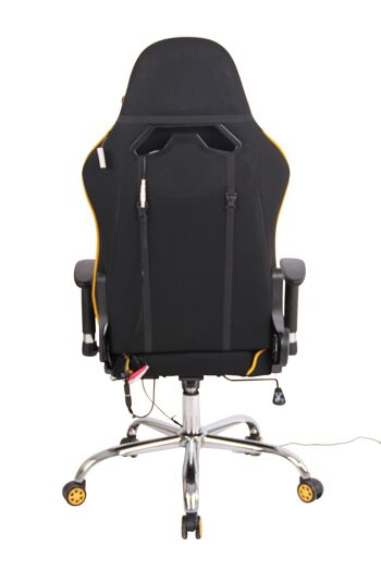 Calisto6 Chaise de bureau Tissu Jaune 19x51cm 4
