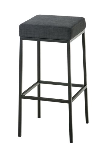 Tabouret de Bar Brattirò Tissu Gris 6x37cm 1