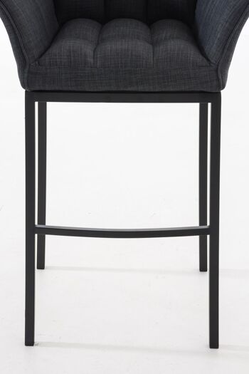 Tabouret de bar Orvieto Tissu Gris 11x48cm 6