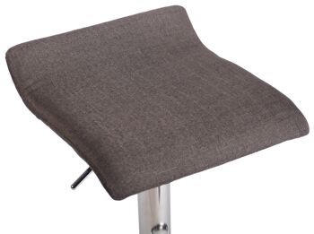 Tabouret Folgaria Tissu Gris 6x39cm 6