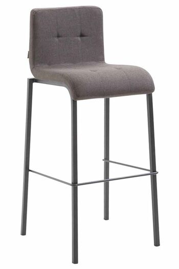 Tabouret Palmanova Tissu Gris 7x45cm 1