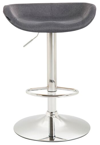 Tabouret Puzzaca Tissu Gris 5x43cm 2