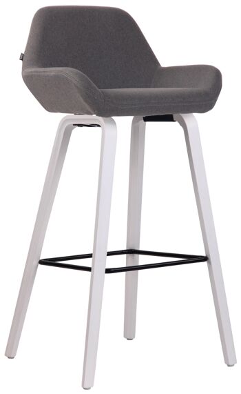 Tabouret Scido Tissu Gris 6x51cm 1