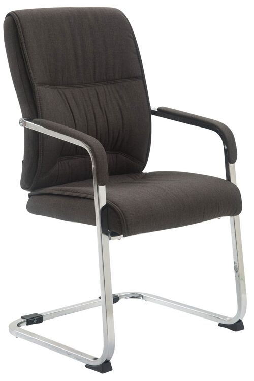 Campalto Bezoekersstoel Stof Grijs 16x65cm