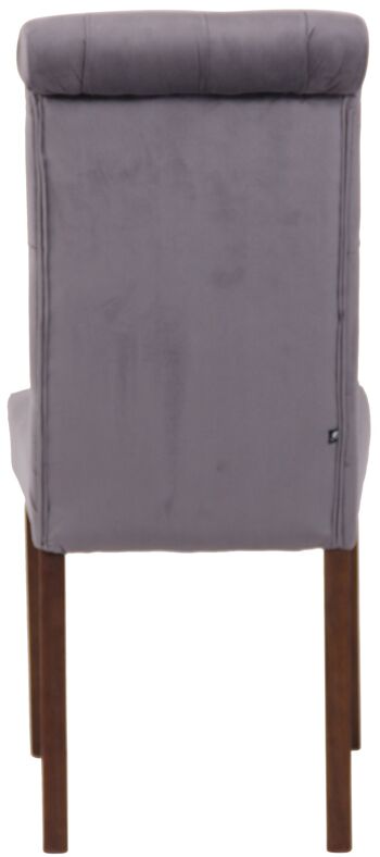 Anconetta Chaise de salle à manger Gris 15x63cm 5
