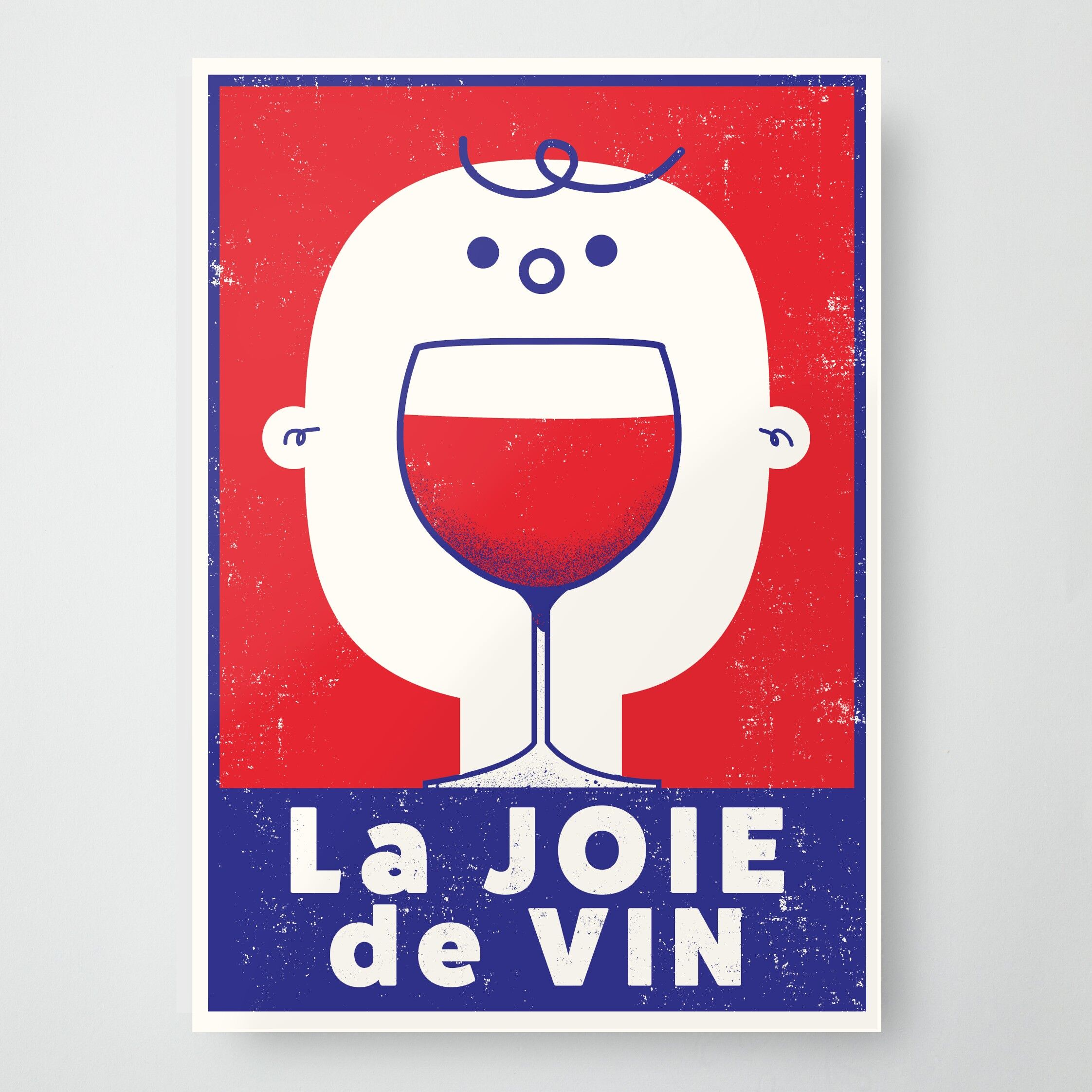 Poster 30 x 40cm: La gioia del vino