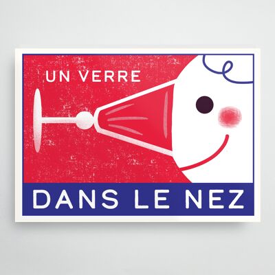Poster 30 x 40cm: Vetro nel naso