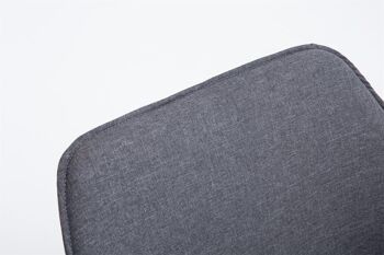 Fauteuil Comeroni Tissu Gris 12x70cm 4