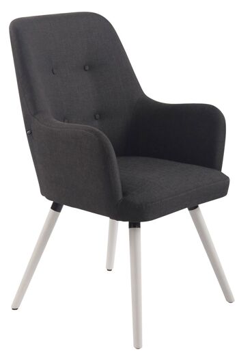 Fauteuil Centallo Tissu Gris 9x63cm 1