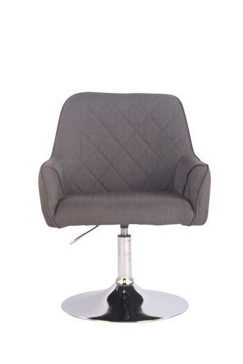 Plaus Fauteuil Tissu Gris 8x58cm 2