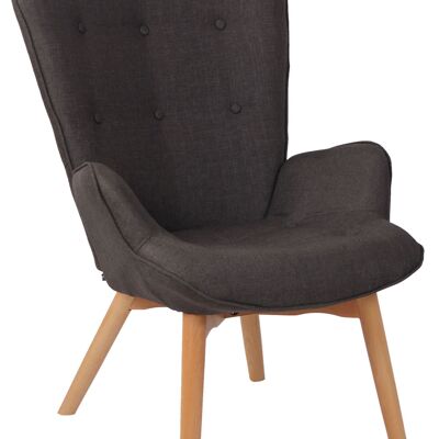 Trinità Fauteuil Stof Grijs 12x77cm