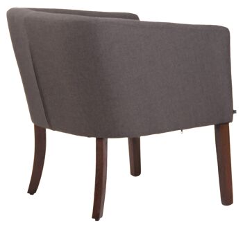 Fauteuil Montedoro Tissu Gris 10x70cm 4