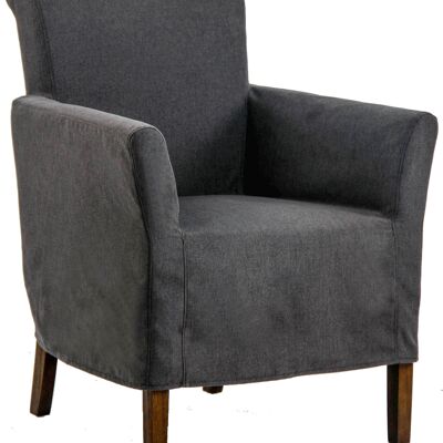 amici Fauteuil Stof Grijs 15x56cm