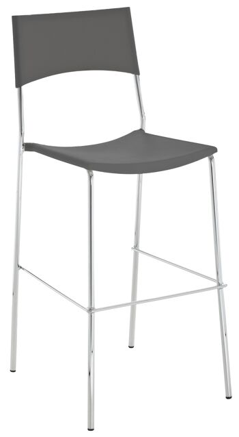 Tabouret Frattone Bois Gris 8x41cm 1