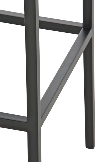 Tabouret de Bar Roncogno Cuir Artificiel Gris 6x37cm 5