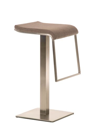 Tabouret de bar Renzetto Tissu Gris 16x42cm 1