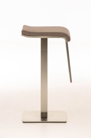 Tabouret de bar Renzetto Tissu Gris 16x42cm 3