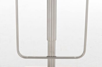 Cicciano Tabouret de Bar Tissu Gris 14x46cm 6