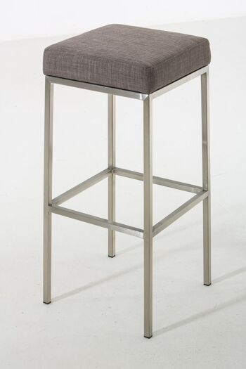 Tabouret Pruppà Tissu Gris 6x37cm 2