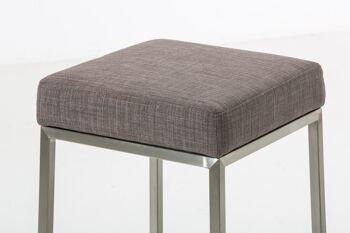 Tabouret Pruppà Tissu Gris 6x37cm 3