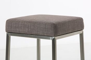 Tabouret Pruppà Tissu Gris 6x37cm 4