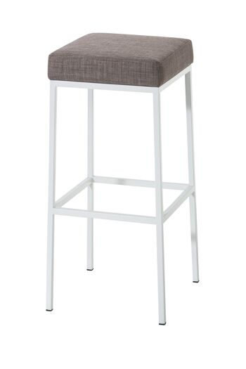 Tabouret de bar Iliti Tissu Gris 6x37cm 1