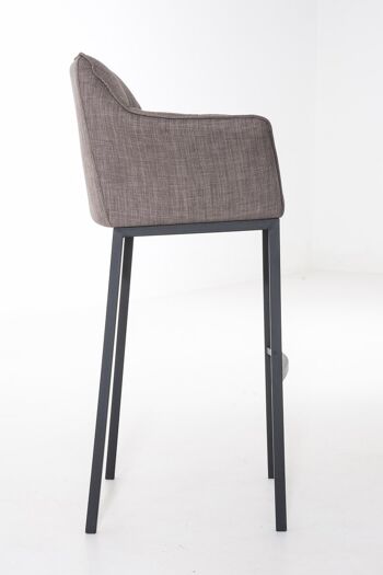 Tabouret Lucerna Tissu Gris 11x48cm 2