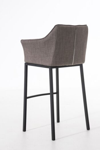 Tabouret Lucerna Tissu Gris 11x48cm 3