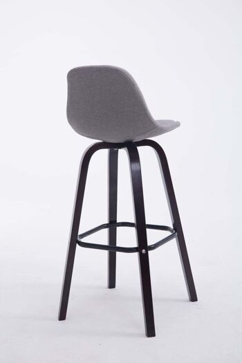 Tabouret Alefana Tissu Gris 4x44cm 3