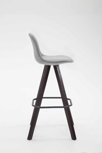 Tabouret Cesate Tissu Gris 5x44cm 3