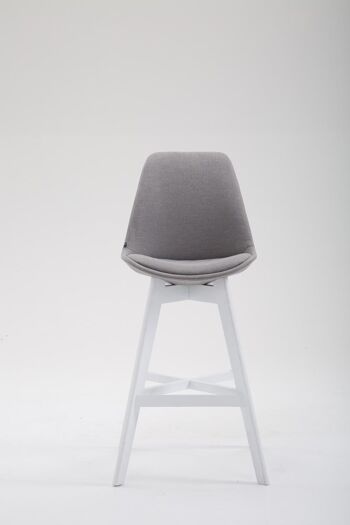 Tabouret de bar Arsiero Tissu Gris 6x56cm 2