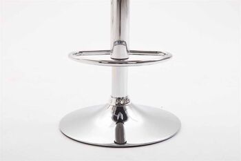 Tabouret de Bar Papozze Cuir Artificiel Gris 6x43cm 4