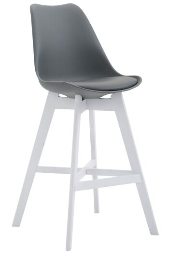 Tabouret de Bar Panaia Plastique Gris 6x56cm