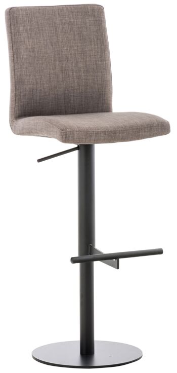 Tabouret de bar Selva Tissu Gris 17x49cm 1