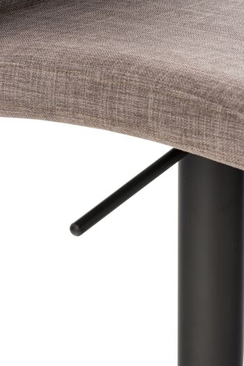 Tabouret de bar Selva Tissu Gris 17x49cm 7