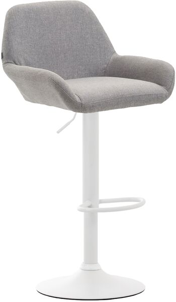 Tabouret de Bar Spotorno Tissu Gris 7x52cm 1