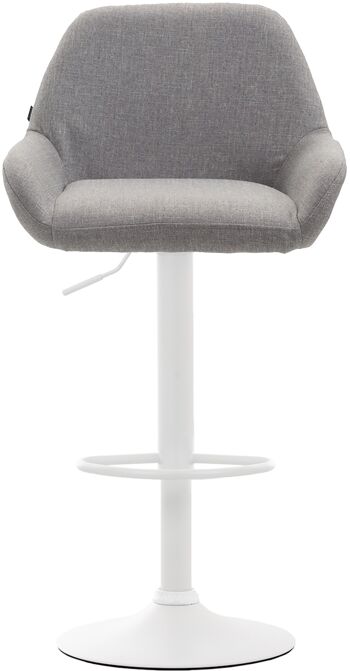 Tabouret de Bar Spotorno Tissu Gris 7x52cm 2