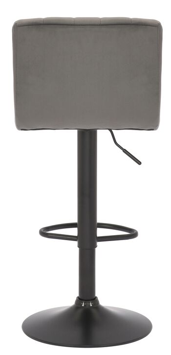 Tabouret Calicchio Velours Gris 7x50cm 3