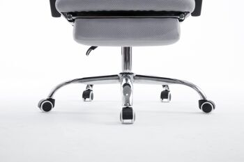 Chaise de Bureau Prata Cuir Artificiel Gris 15x63cm 8