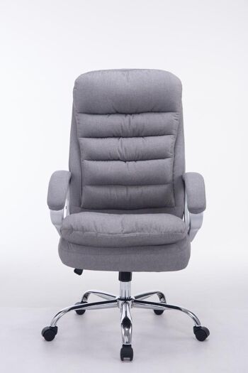 Chaise de bureau Carbone Tissu Gris 16x77cm 1
