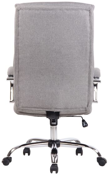 Chianche Chaise de Bureau Cuir Artificiel Gris 16x70cm 5