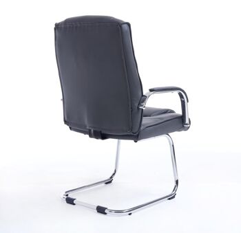 Medesano Chaise de salle à manger Cuir artificiel Gris 14x67cm 4