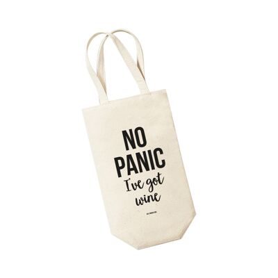 Bottle bag - No panic I've got wine