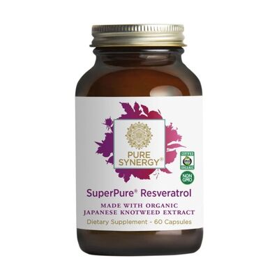 Synergy Company Superpure Resveratrol-Extrakt 60 Kapseln