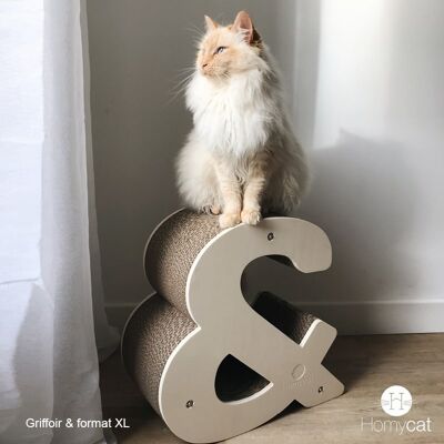 Scratching post Ampersand symbol & - XL th. 38 cm - As a kit
