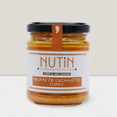 Nut'In BIO-Erdnussbutter & Gewürze 180gr für APERO