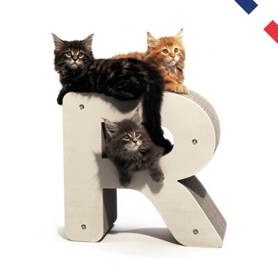 Letter scratching post R - S th. 19 cm - In kit form - Free standing