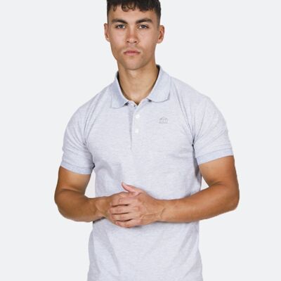 KRIOS - Grey Short Sleeve Polo shirt