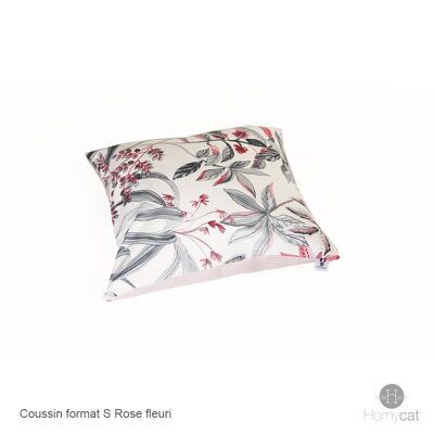 Cushions S for Cat basket or Deco - Floral pink