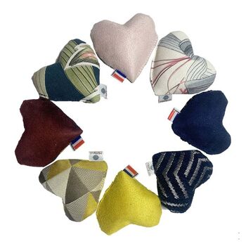 Lot de 10 jouets Coeur - Jouet pour chat garnie de cataire - Mix colorés 2